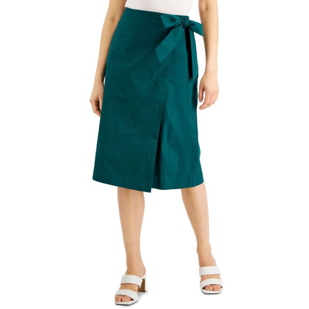 Alfani Tie Faux Wrap Skirt